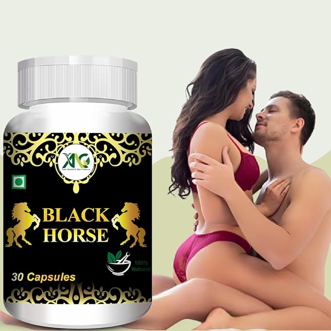 Black Horse Men Power Capsule - Male